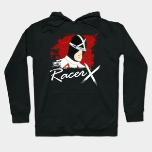 racer x vintage red black Hoodie